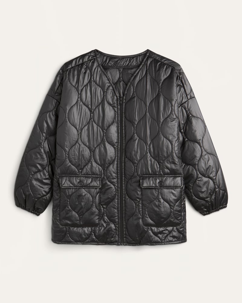 Front of plus size Luanne Quilted Jacket by Meri Skye | Dia&Co | dia_product_style_image_id:176087